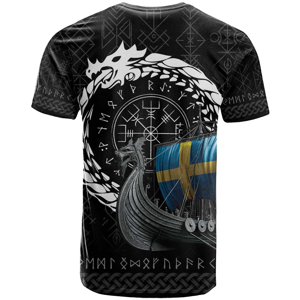 Sweden Viking Drakkar T Shirt Viking Blood - Wonder Print Shop