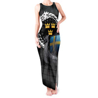 Sweden Viking Drakkar Tank Maxi Dress Viking Blood - Wonder Print Shop
