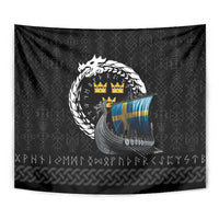 Sweden Viking Drakkar Tapestry Viking Blood - Wonder Print Shop