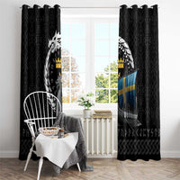 Sweden Viking Drakkar Window Curtain Viking Blood - Wonder Print Shop