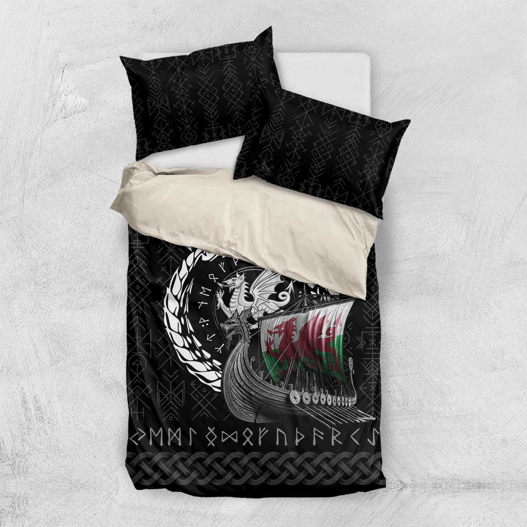 Wales Viking Drakkar Bedding Set Viking Blood - Wonder Print Shop