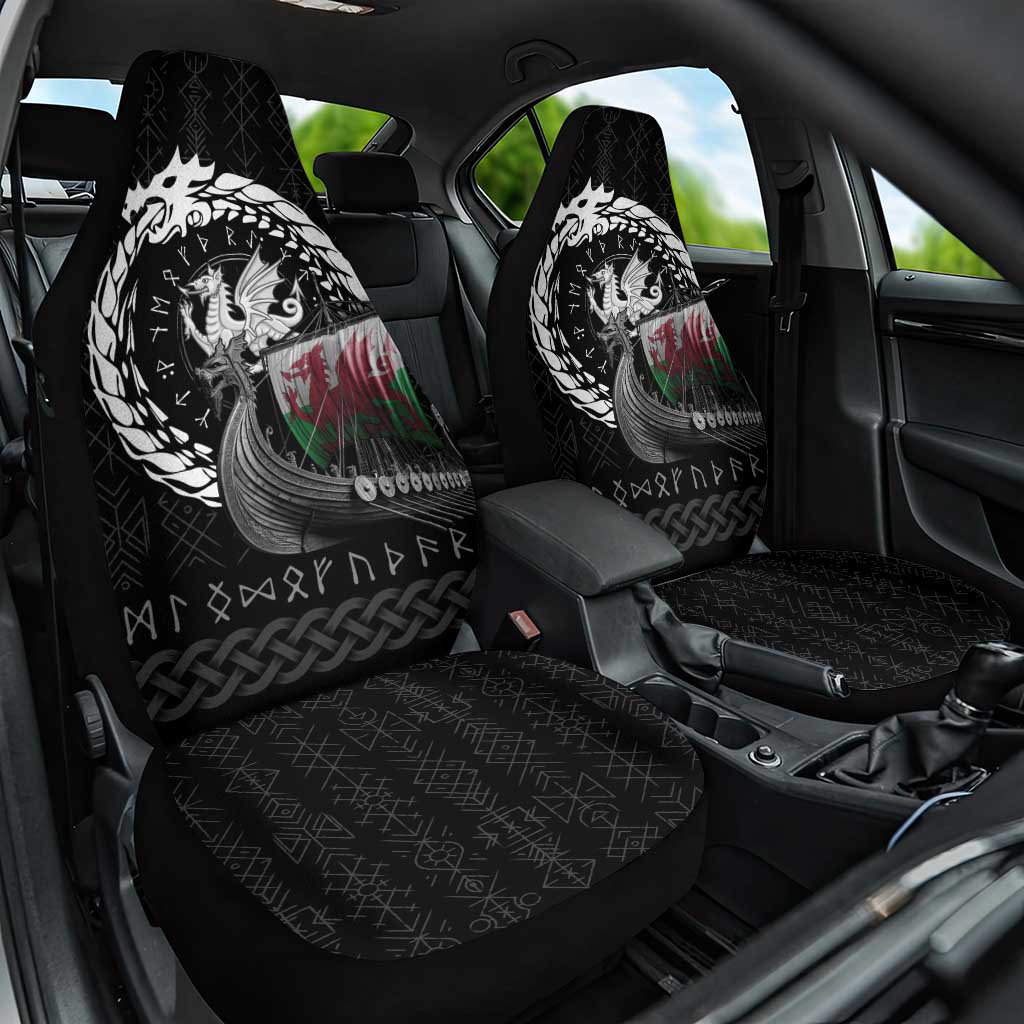 Wales Viking Drakkar Car Seat Cover Viking Blood - Wonder Print Shop