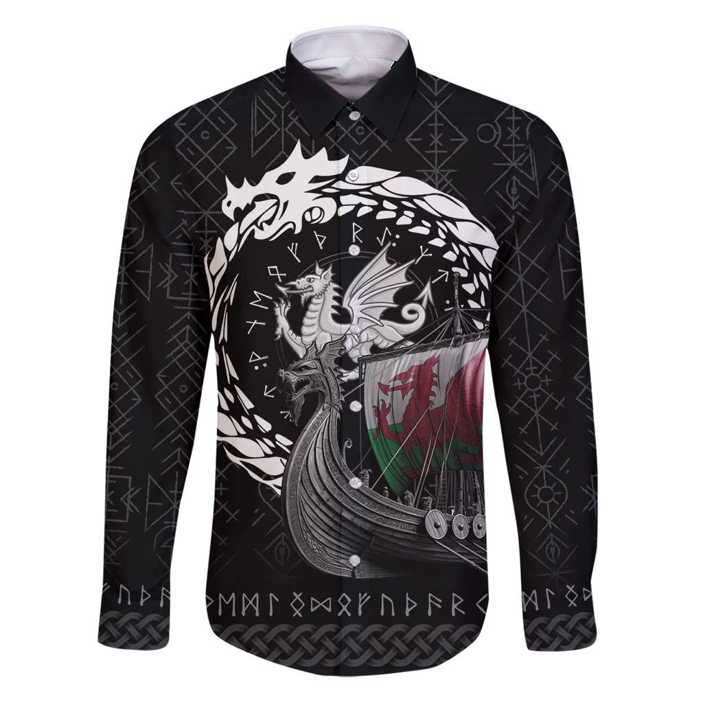 Wales Viking Drakkar Family Matching Puletasi and Hawaiian Shirt Viking Blood - Wonder Print Shop