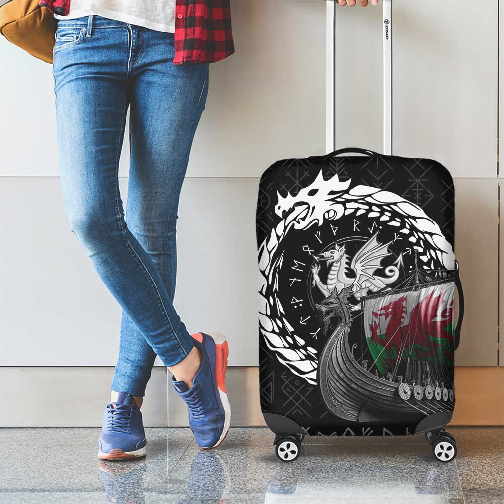 Wales Viking Drakkar Luggage Cover Viking Blood - Wonder Print Shop