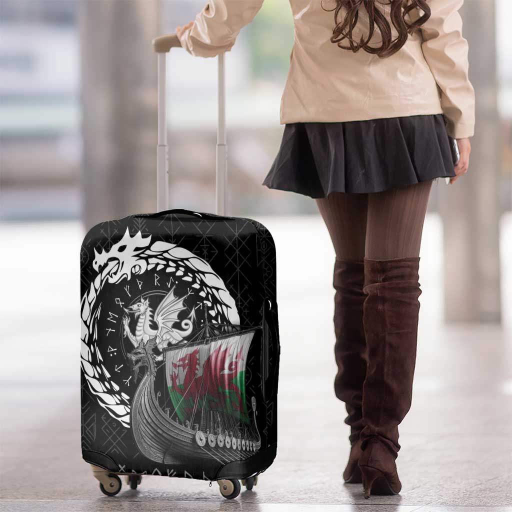 Wales Viking Drakkar Luggage Cover Viking Blood - Wonder Print Shop