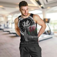 Wales Viking Drakkar Men Tank Top Viking Blood - Wonder Print Shop