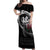 Wales Viking Drakkar Off Shoulder Maxi Dress Viking Blood - Wonder Print Shop