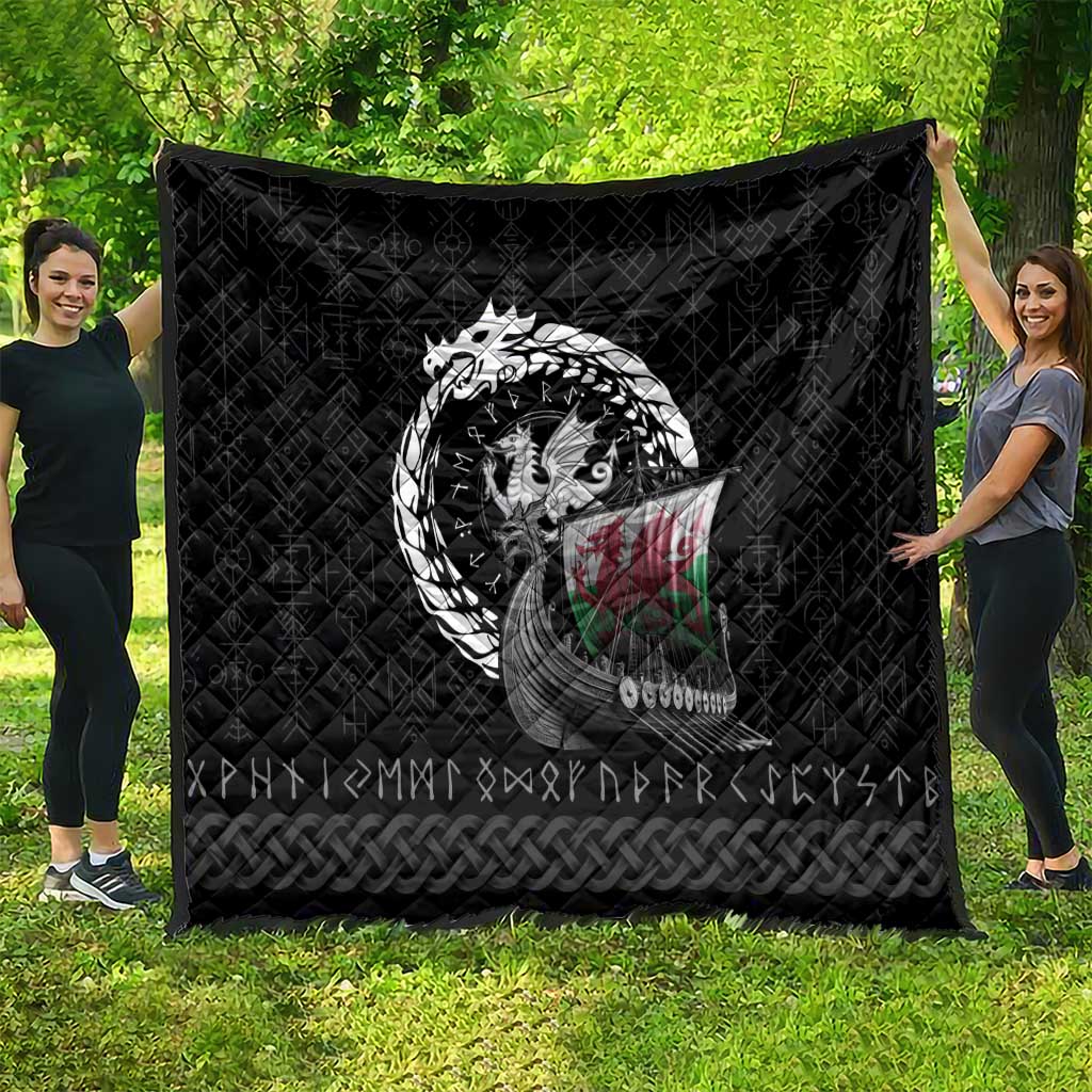 Wales Viking Drakkar Quilt Viking Blood - Wonder Print Shop