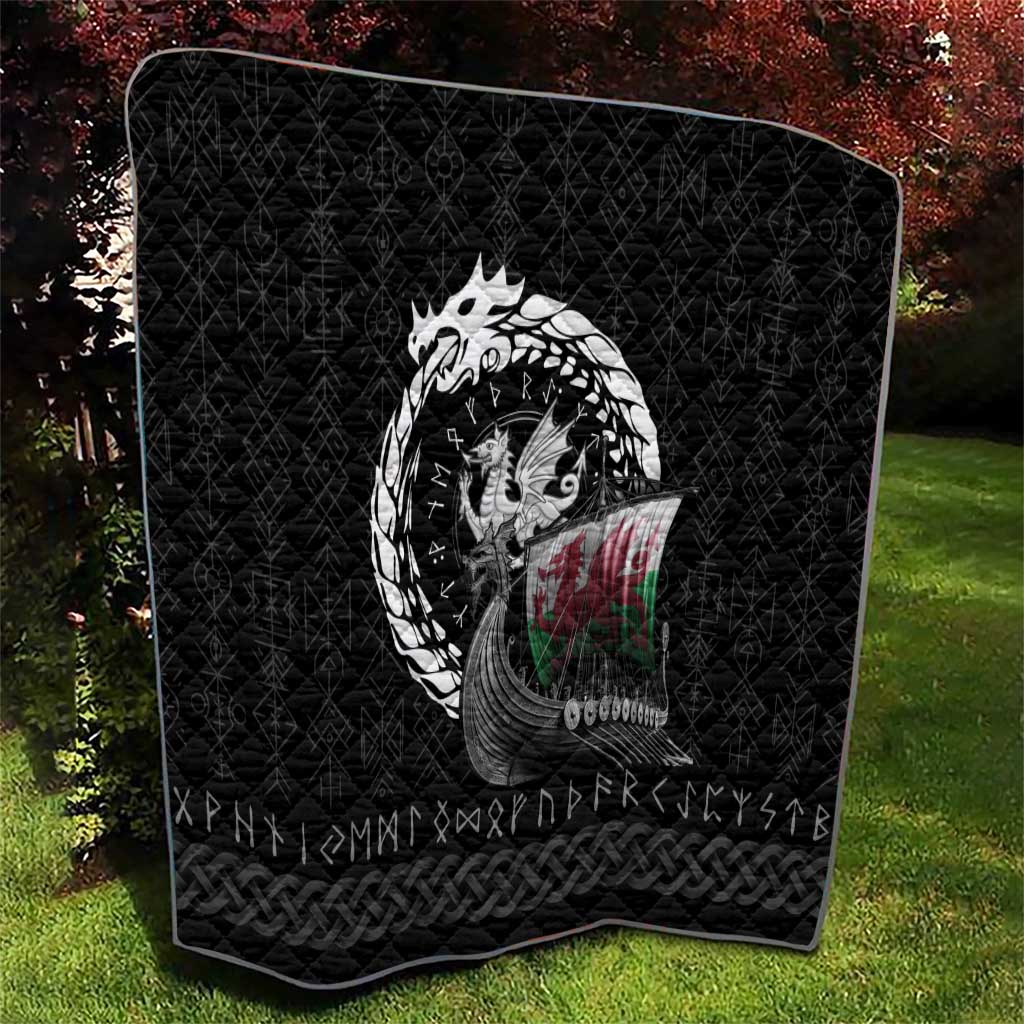 Wales Viking Drakkar Quilt Viking Blood - Wonder Print Shop