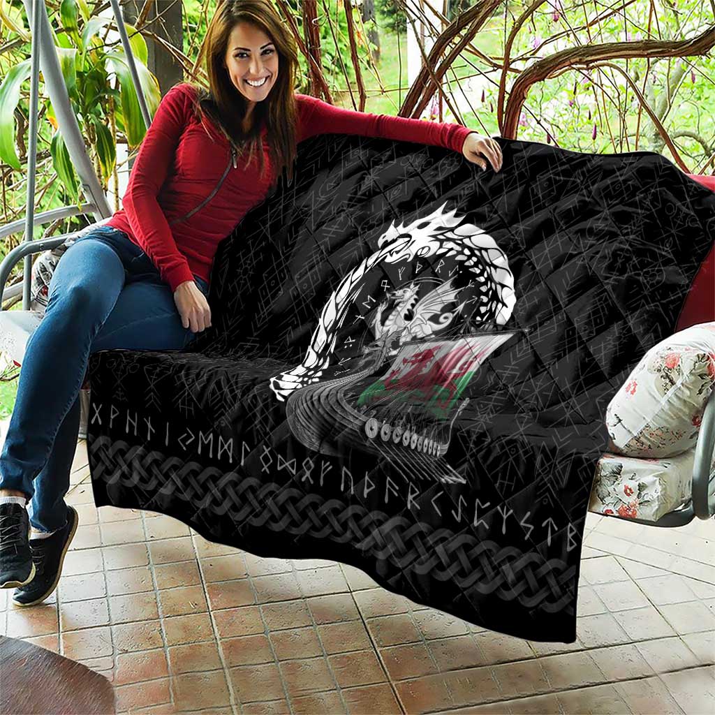 Wales Viking Drakkar Quilt Viking Blood - Wonder Print Shop