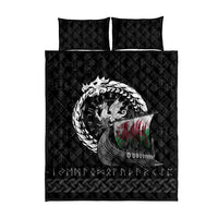 Wales Viking Drakkar Quilt Bed Set Viking Blood - Wonder Print Shop