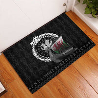 Wales Viking Drakkar Rubber Doormat Viking Blood - Wonder Print Shop