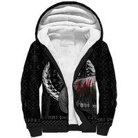 Wales Viking Drakkar Sherpa Hoodie Viking Blood - Wonder Print Shop