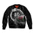 Wales Viking Drakkar Sleeve Zip Bomber Jacket Viking Blood - Wonder Print Shop