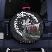 Wales Viking Drakkar Spare Tire Cover Viking Blood - Wonder Print Shop