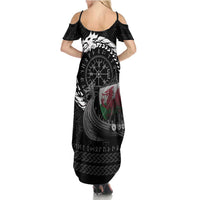 Wales Viking Drakkar Summer Maxi Dress Viking Blood - Wonder Print Shop