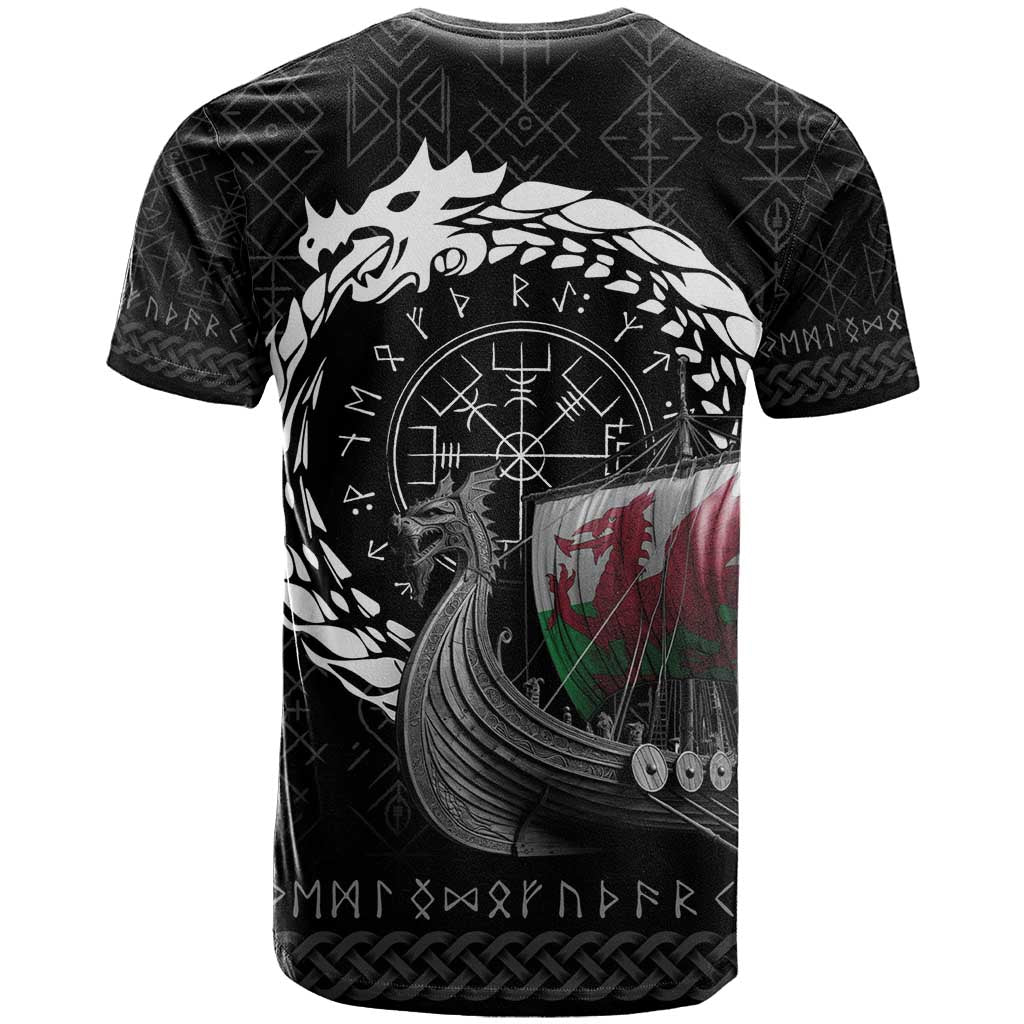 Wales Viking Drakkar T Shirt Viking Blood - Wonder Print Shop