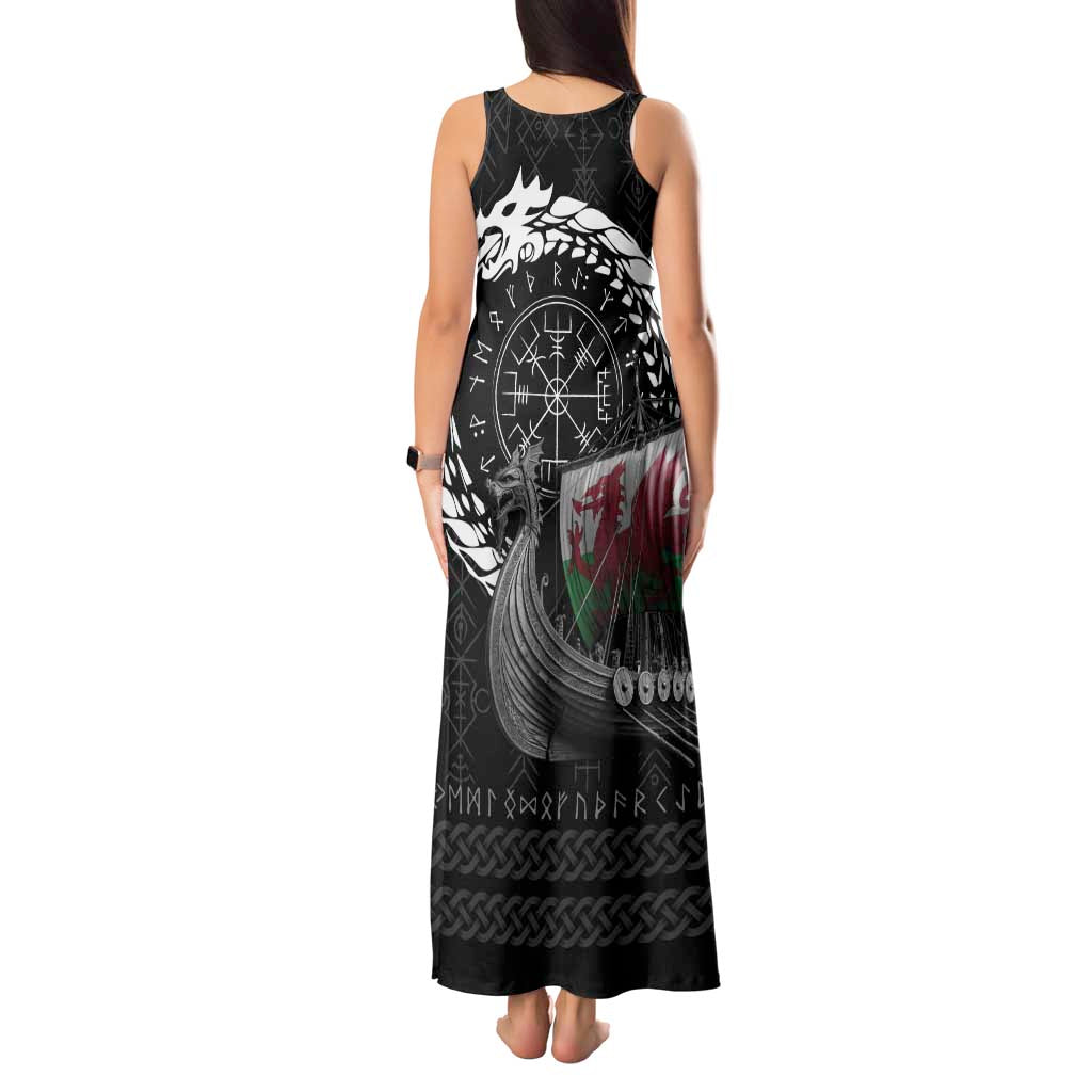 Wales Viking Drakkar Tank Maxi Dress Viking Blood - Wonder Print Shop