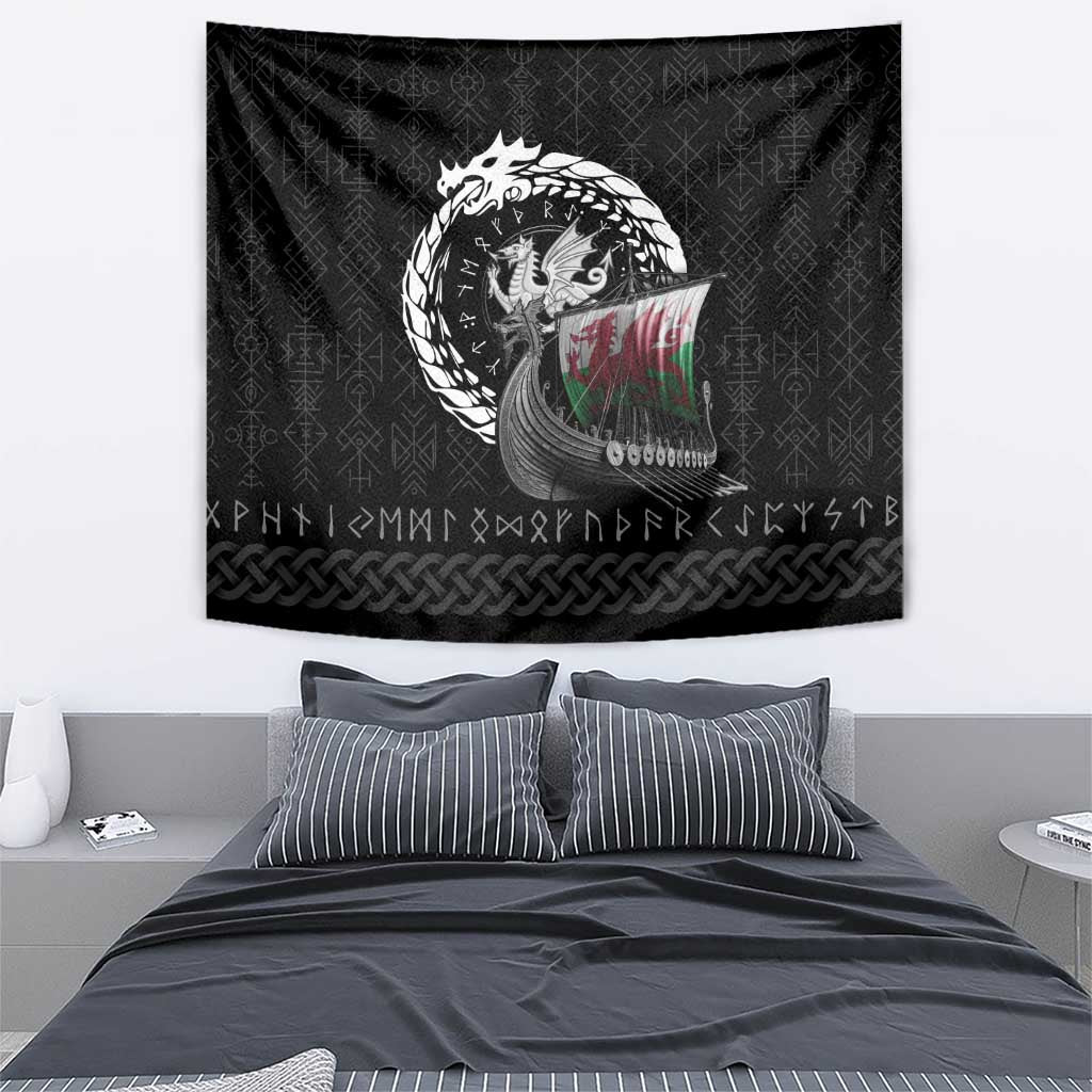 Wales Viking Drakkar Tapestry Viking Blood - Wonder Print Shop
