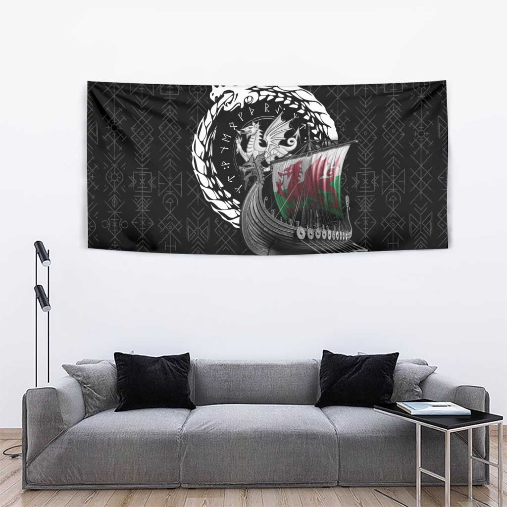 Wales Viking Drakkar Tapestry Viking Blood - Wonder Print Shop