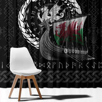 Wales Viking Drakkar Window Curtain Viking Blood - Wonder Print Shop