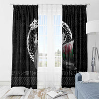 Wales Viking Drakkar Window Curtain Viking Blood - Wonder Print Shop