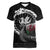 Wales Viking Drakkar Women V-Neck T-Shirt Viking Blood - Wonder Print Shop