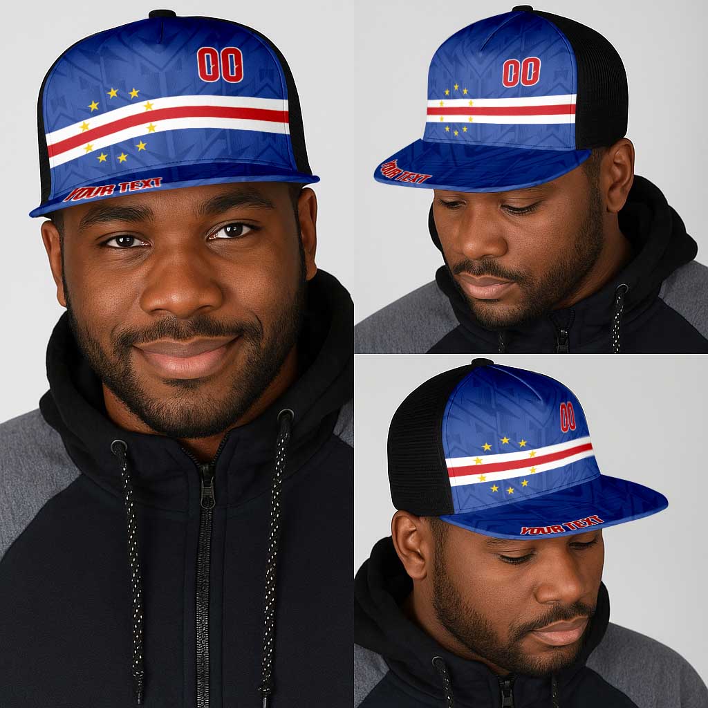Cape Verde Atlantic Stars Personalized Mesh Trucker Cap Football 2026 Supporter