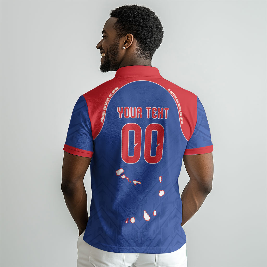 Cape Verde Atlantic Stars Custom Polo Shirt Football 2026 Supporter LT9