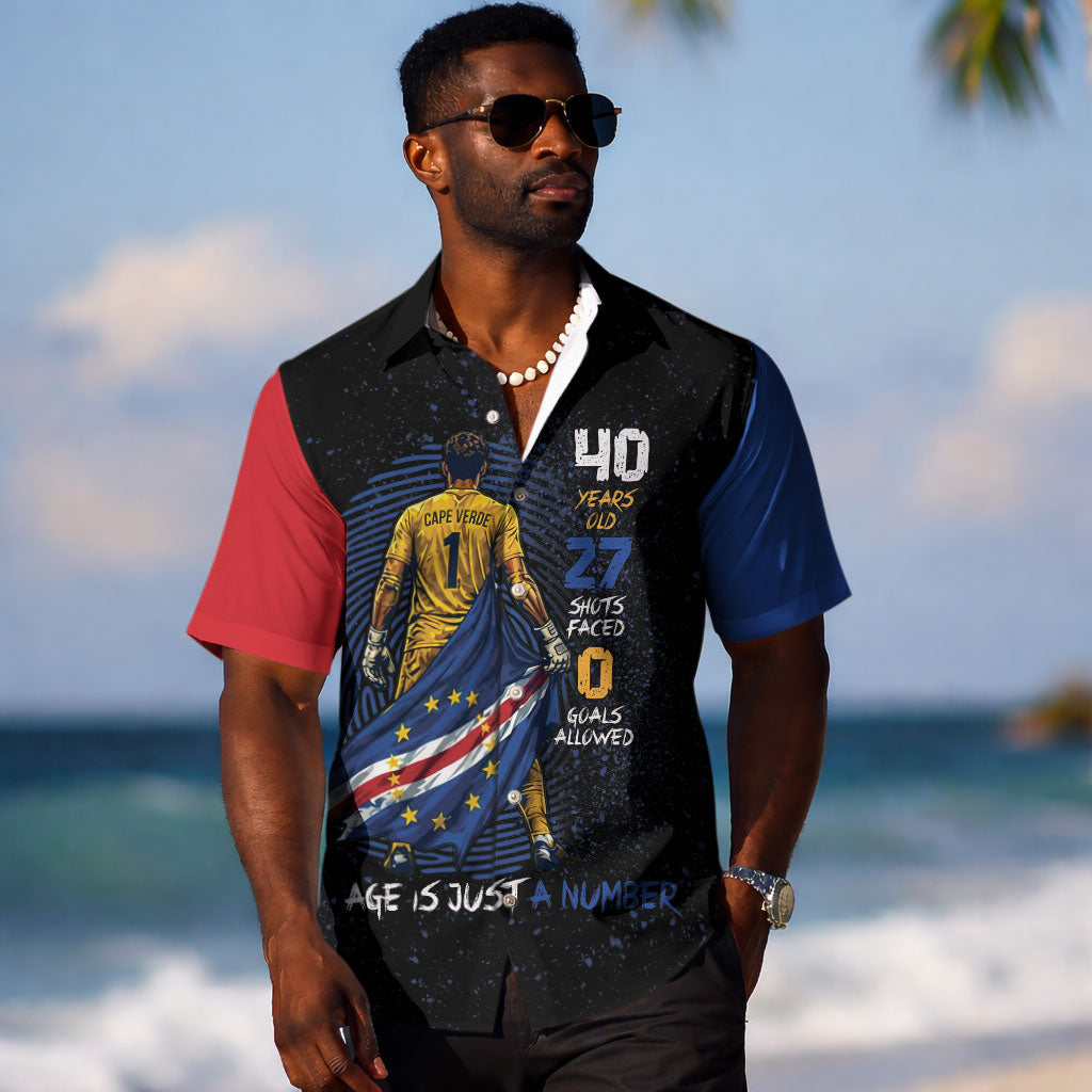 Cape Verde Goalkeeper Personalized Hawaiian Shirt 40 Years Old 27 Shots Zero Goals Vintage LT9