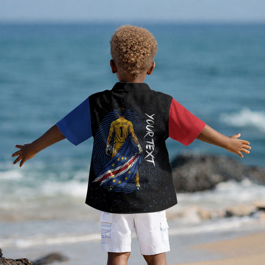 Cape Verde Goalkeeper Personalized Kid Hawaiian Shirt 40 Years Old 27 Shots Zero Goals Vintage LT9
