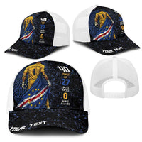 Cape Verde Goalkeeper Personalized Mesh Trucker Cap 40 Years Old 27 Shots Zero Goals Vintage