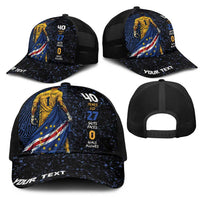 Cape Verde Goalkeeper Personalized Mesh Trucker Cap 40 Years Old 27 Shots Zero Goals Vintage