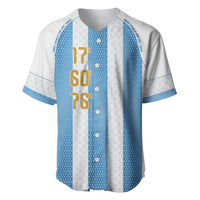Argentina Hattrick WC26 Custom Baseball Jersey Triple Strike Football Albiceleste Fan