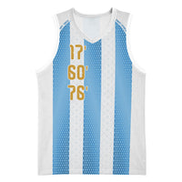 Argentina Hattrick WC26 Custom Basketball Jersey Triple Strike Football Albiceleste Fan