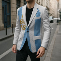 Argentina Hattrick WC26 Custom Blazer Triple Strike Football Albiceleste Fan