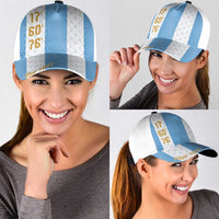 Argentina Hattrick WC26 Personalized Classic Cap Triple Strike Football Albiceleste Fan