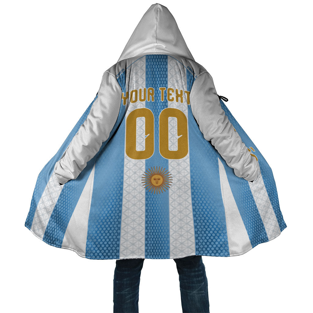 Argentina Hattrick WC26 Custom Cloak Triple Strike Football Albiceleste Fan