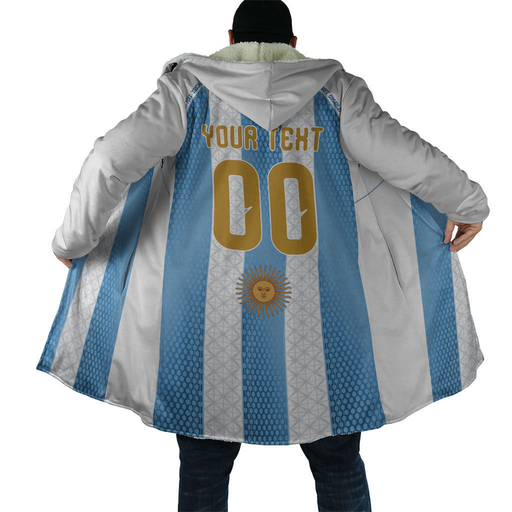 Argentina Hattrick WC26 Custom Cloak Triple Strike Football Albiceleste Fan