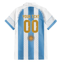 Argentina Hattrick WC26 Custom Hawaiian Shirt Triple Strike Football Albiceleste Fan