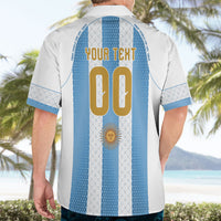Argentina Hattrick WC26 Custom Hawaiian Shirt Triple Strike Football Albiceleste Fan