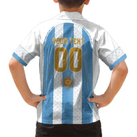 Argentina Hattrick WC26 Custom Hawaiian Shirt Triple Strike Football Albiceleste Fan