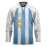 Argentina Hattrick WC26 Custom Hockey Jersey Triple Strike Football Albiceleste Fan