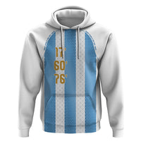 Argentina Hattrick WC26 Custom Hoodie Triple Strike Football Albiceleste Fan