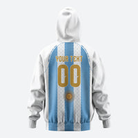 Argentina Hattrick WC26 Custom Hoodie Triple Strike Football Albiceleste Fan