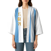 Argentina Hattrick WC26 Custom Kimono Triple Strike Football Albiceleste Fan