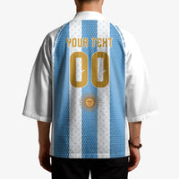 Argentina Hattrick WC26 Custom Kimono Triple Strike Football Albiceleste Fan