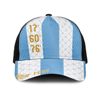 Argentina Hattrick WC26 Personalized Mesh Trucker Cap Triple Strike Football Albiceleste Fan