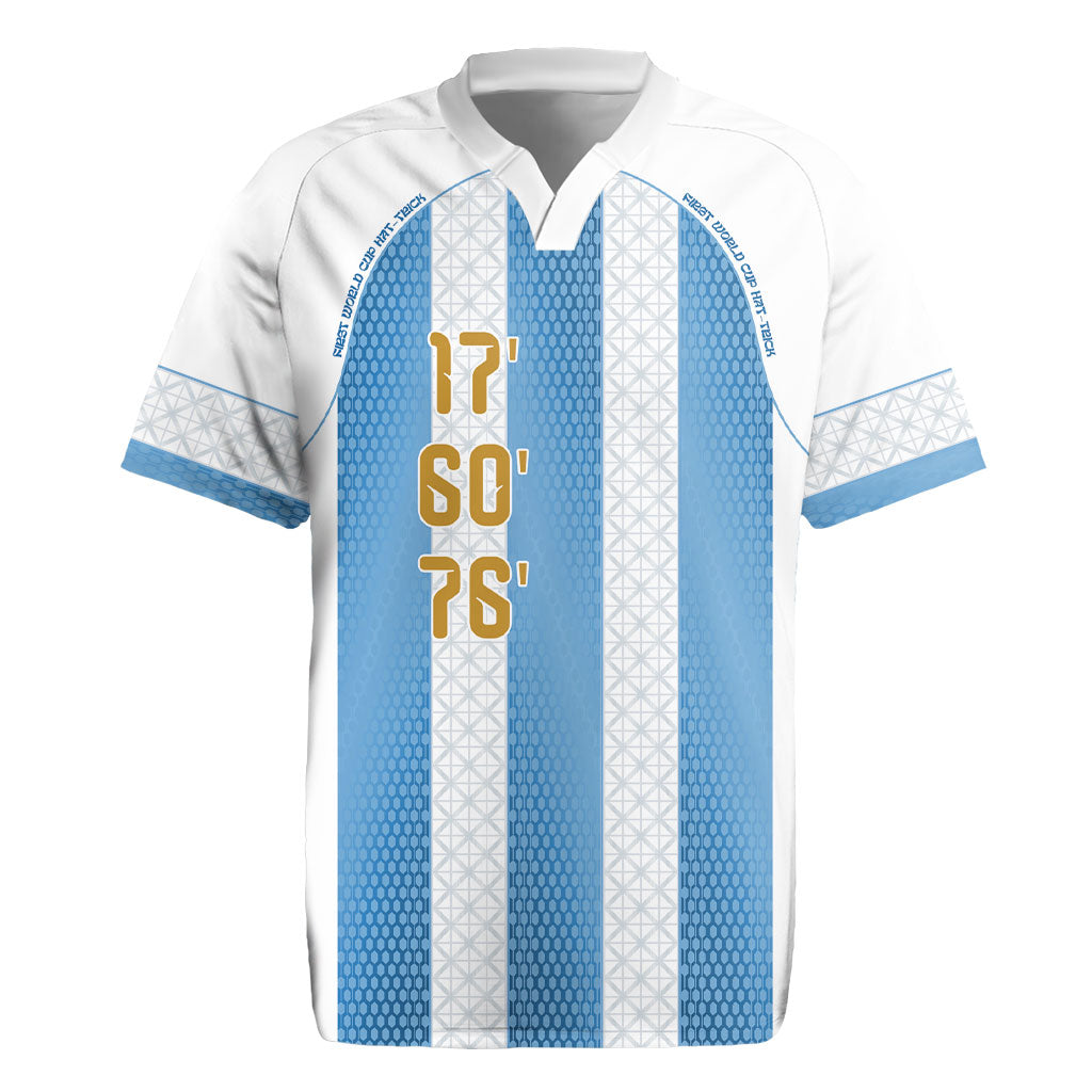 Argentina Hattrick WC26 Custom Rugby Jersey Triple Strike Football Albiceleste Fan
