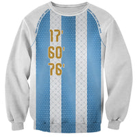 Argentina Hattrick WC26 Custom Sweatshirt Triple Strike Football Albiceleste Fan